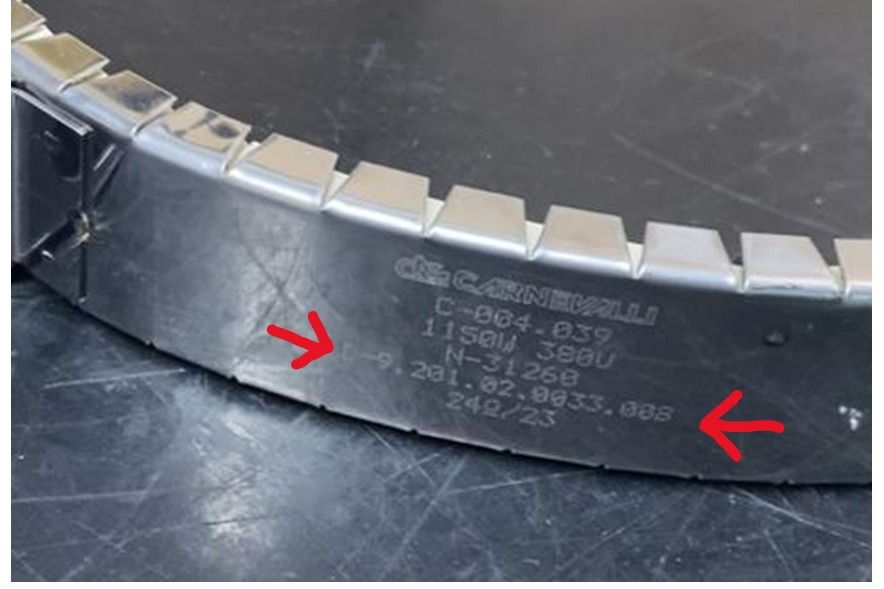 Resistncia coleira para extrusora Carnevalli