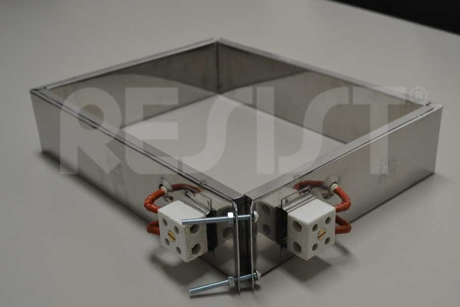 Resistncia eltrica tipo placa em L para sopradora